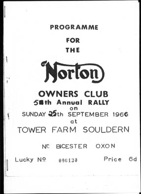 Programme Cover