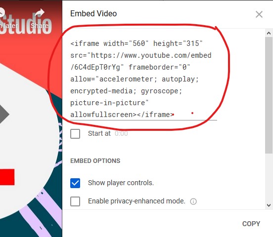 Video embed code 2