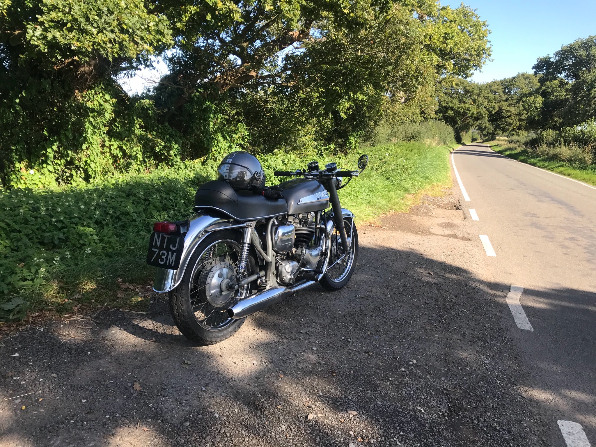 650SS in the lanes around Chester today