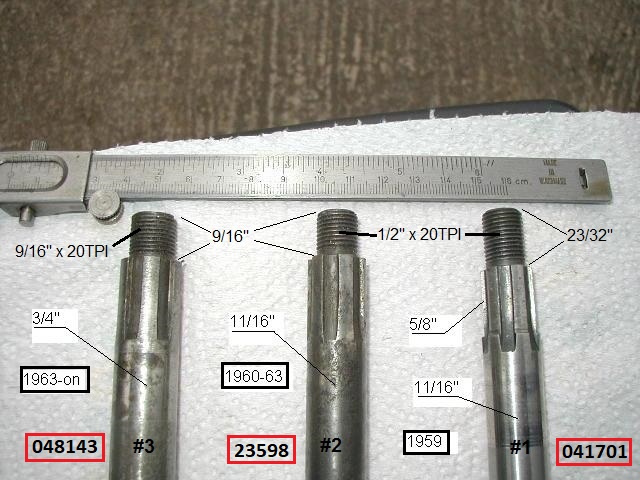 Lightweight mainshafts